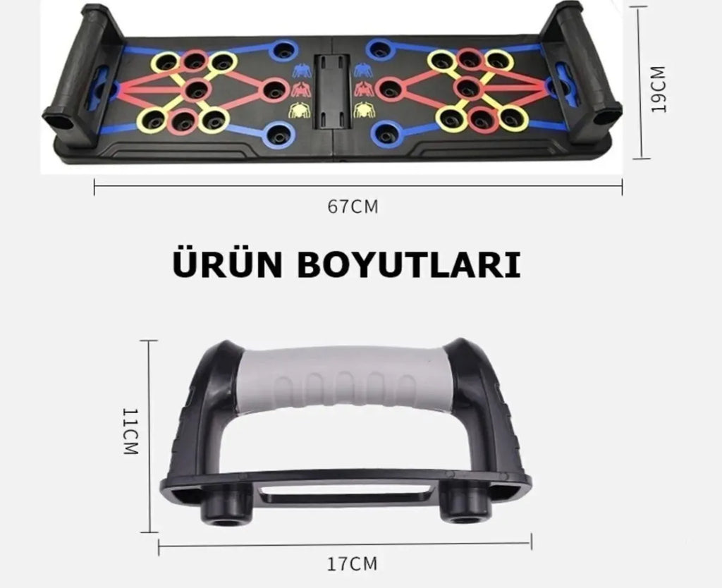 13'ü 1 arada şınav tahtası