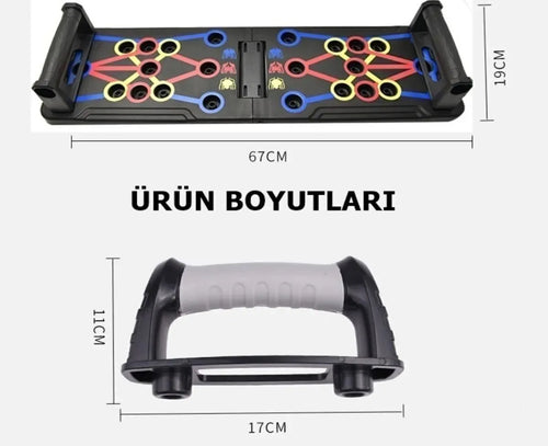 13'ü 1 arada şınav tahtası